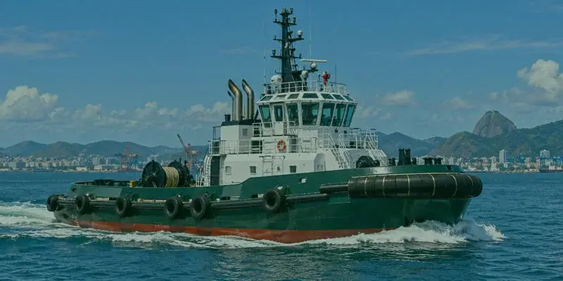 Imagem turbina para embarcação e rebocador